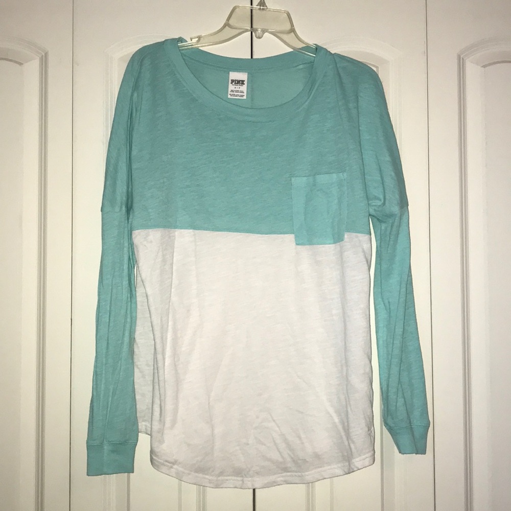 Pink Victoria Secret long sleeve shirt
